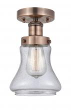 Innovations Lighting 616-1F-AC-G194 - Bellmont - 1 Light - 6 inch - Antique Copper - Semi-Flush Mount