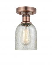 Innovations Lighting 616-1F-AC-G259 - Caledonia - 1 Light - 5 inch - Antique Copper - Semi-Flush Mount