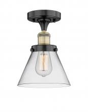 Innovations Lighting 616-1F-BAB-G42 - Cone - 1 Light - 8 inch - Black Antique Brass - Semi-Flush Mount