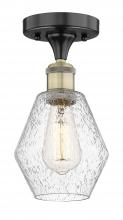 Innovations Lighting 616-1F-BAB-G654-6 - Cindyrella - 1 Light - 6 inch - Black Antique Brass - Semi-Flush Mount