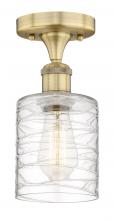 Innovations Lighting 616-1F-BB-G1113 - Cobbleskill - 1 Light - 5 inch - Brushed Brass - Semi-Flush Mount