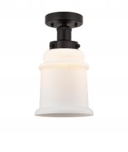 Innovations Lighting 616-1F-OB-G181 - Canton - 1 Light - 6 inch - Oil Rubbed Bronze - Semi-Flush Mount