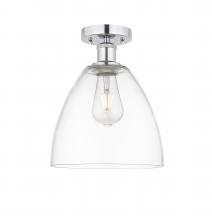 Innovations Lighting 616-1F-PC-GBD-92 - Bristol - 1 Light - 9 inch - Polished Chrome - Semi-Flush Mount