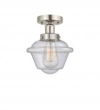 Innovations Lighting 616-1F-SN-G534 - Oxford - 1 Light - 7 inch - Brushed Satin Nickel - Semi-Flush Mount