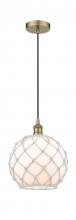 Innovations Lighting 616-1P-AB-G121-10RW - Edison - 1 Light - 10 inch - Antique Brass - Mini Pendant