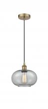 Innovations Lighting 616-1P-AB-G247 - Gorham - 1 Light - 10 inch - Antique Brass - Cord hung - Mini Pendant