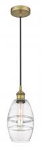 Innovations Lighting 616-1P-BB-G557-6CL - Vaz - 1 Light - 6 inch - Brushed Brass - Cord hung - Mini Pendant