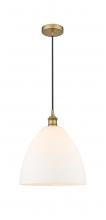 Innovations Lighting 616-1P-BB-GBD-121 - Bristol - 1 Light - 12 inch - Brushed Brass - Cord hung - Mini Pendant