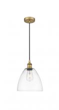 Innovations Lighting 616-1P-BB-GBD-92 - Bristol - 1 Light - 9 inch - Brushed Brass - Cord hung - Mini Pendant