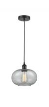 Innovations Lighting 616-1P-BK-G247 - Gorham - 1 Light - 10 inch - Matte Black - Cord hung - Mini Pendant