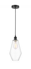 Innovations Lighting 616-1P-BK-G652-7 - Cindyrella - 1 Light - 7 inch - Matte Black - Cord hung - Mini Pendant