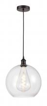 Innovations Lighting 616-1P-OB-G122-12 - Athens - 1 Light - 12 inch - Oil Rubbed Bronze - Cord hung - Mini Pendant