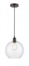 Innovations Lighting 616-1P-OB-G124-10 - Athens - 1 Light - 10 inch - Oil Rubbed Bronze - Cord hung - Mini Pendant