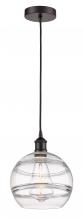 Innovations Lighting 616-1P-OB-G556-10CL - Rochester - 1 Light - 10 inch - Oil Rubbed Bronze - Cord hung - Mini Pendant