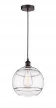 Innovations Lighting 616-1P-OB-G556-12CL - Rochester - 1 Light - 12 inch - Oil Rubbed Bronze - Cord hung - Mini Pendant