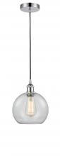 Innovations Lighting 616-1P-PC-G122-8 - Athens - 1 Light - 8 inch - Polished Chrome - Cord hung - Mini Pendant