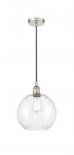 Innovations Lighting 616-1P-PN-G122-10 - Athens - 1 Light - 10 inch - Polished Nickel - Cord hung - Mini Pendant