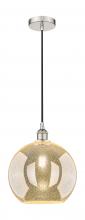Innovations Lighting 616-1P-PN-G128-12 - Athens - 1 Light - 12 inch - Polished Nickel - Cord hung - Mini Pendant