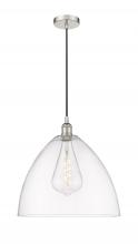 Innovations Lighting 616-1P-PN-GBD-162 - Bristol - 1 Light - 16 inch - Polished Nickel - Cord hung - Pendant