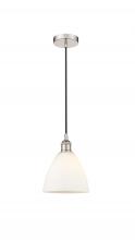 Innovations Lighting 616-1P-PN-GBD-751 - Bristol - 1 Light - 8 inch - Polished Nickel - Cord hung - Mini Pendant