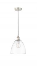 Innovations Lighting 616-1P-PN-GBD-92 - Bristol - 1 Light - 9 inch - Polished Nickel - Cord hung - Mini Pendant