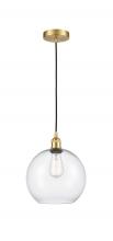 Innovations Lighting 616-1P-SG-G122-10 - Athens - 1 Light - 10 inch - Satin Gold - Cord hung - Mini Pendant