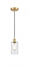 Innovations Lighting 616-1P-SG-G802 - Clymer - 1 Light - 4 inch - Satin Gold - Cord hung - Mini Pendant