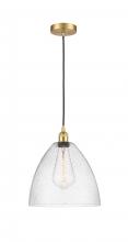 Innovations Lighting 616-1P-SG-GBD-124 - Bristol - 1 Light - 12 inch - Satin Gold - Cord hung - Mini Pendant