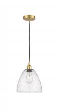 Innovations Lighting 616-1P-SG-GBD-94 - Bristol - 1 Light - 9 inch - Satin Gold - Cord hung - Mini Pendant