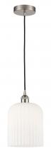 Innovations Lighting 616-1P-SN-G559-8GWH - Bridal Veil - 1 Light - 5 inch - Brushed Satin Nickel - Cord hung - Mini Pendant