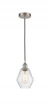 Innovations Lighting 616-1P-SN-G654-6 - Cindyrella - 1 Light - 6 inch - Brushed Satin Nickel - Cord hung - Mini Pendant