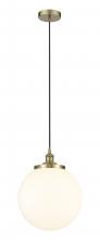  616-1PH-AB-G201-14 - Beacon - 1 Light - 14 inch - Antique Brass - Mini Pendant