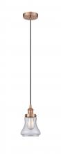 Innovations Lighting 616-1PH-AC-G194 - Bellmont - 1 Light - 6 inch - Antique Copper - Cord hung - Mini Pendant