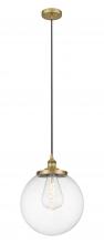 Innovations Lighting 616-1PH-BB-G202-14 - Beacon - 1 Light - 14 inch - Brushed Brass - Mini Pendant