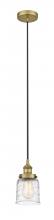Innovations Lighting 616-1PH-BB-G513 - Bell - 1 Light - 5 inch - Brushed Brass - Cord hung - Mini Pendant