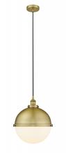 Innovations Lighting 616-1PH-BB-HFS-121-BB-LED - Hampden - 1 Light - 13 inch - Brushed Brass - Cord hung - Pendant