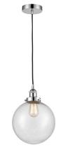 Innovations Lighting 616-1PH-PC-G204-10 - Beacon - 1 Light - 10 inch - Polished Chrome - Cord hung - Mini Pendant