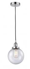 Innovations Lighting 616-1PH-PC-G204-8 - Beacon - 1 Light - 8 inch - Polished Chrome - Cord hung - Mini Pendant