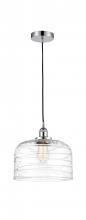 Innovations Lighting 616-1PH-PC-G713-L - Bell - 1 Light - 12 inch - Polished Chrome - Cord hung - Mini Pendant