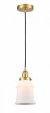 Innovations Lighting 616-1PH-SG-G181 - Canton - 1 Light - 6 inch - Satin Gold - Cord hung - Mini Pendant