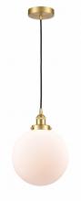 Innovations Lighting 616-1PH-SG-G201-10 - Beacon - 1 Light - 10 inch - Satin Gold - Cord hung - Mini Pendant