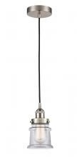 Innovations Lighting 616-1PH-SN-G182S - Canton - 1 Light - 5 inch - Brushed Satin Nickel - Cord hung - Mini Pendant