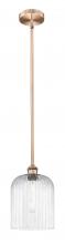 Innovations Lighting 616-1S-AC-G559-8CL - Bridal Veil - 1 Light - 5 inch - Antique Copper - Cord hung - Mini Pendant