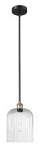 Innovations Lighting 616-1S-BAB-G559-8SDY - Bridal Veil - 1 Light - 5 inch - Black Antique Brass - Cord hung - Mini Pendant