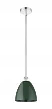 Innovations Lighting 616-1S-PC-MBD-9-GR - Plymouth - 1 Light - 9 inch - Polished Chrome - Cord hung - Mini Pendant