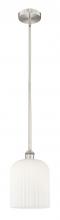 Innovations Lighting 616-1S-SN-G559-8GWH - Bridal Veil - 1 Light - 5 inch - Brushed Satin Nickel - Cord hung - Mini Pendant