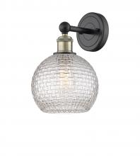 Innovations Lighting 616-1W-BAB-G122C-8CL - Athens - 1 Light - 8 inch - Black Antique Brass - Sconce