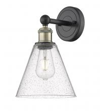 Innovations Lighting 616-1W-BAB-GBC-84 - Berkshire - 1 Light - 8 inch - Black Antique Brass - Sconce