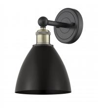 Innovations Lighting 616-1W-BAB-MBD-75-BK - Bristol - 1 Light - 8 inch - Black Antique Brass - Sconce