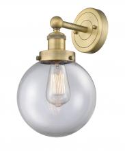 Innovations Lighting 616-1W-BB-G202-8 - Beacon - 1 Light - 8 inch - Brushed Brass - Sconce